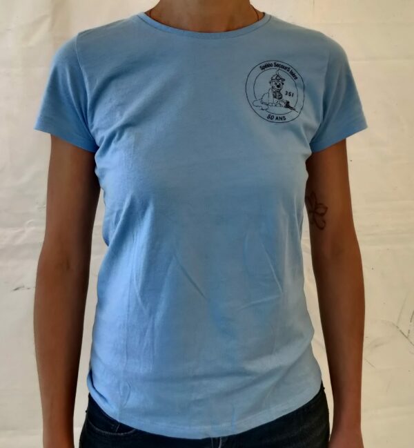 T-shirt 50ans Bleu H/F – Image 2