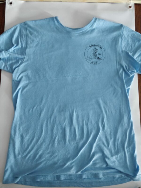 T-shirt 50ans Bleu H/F